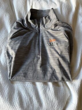 Orangetheory Nike coach grey quarter zip
